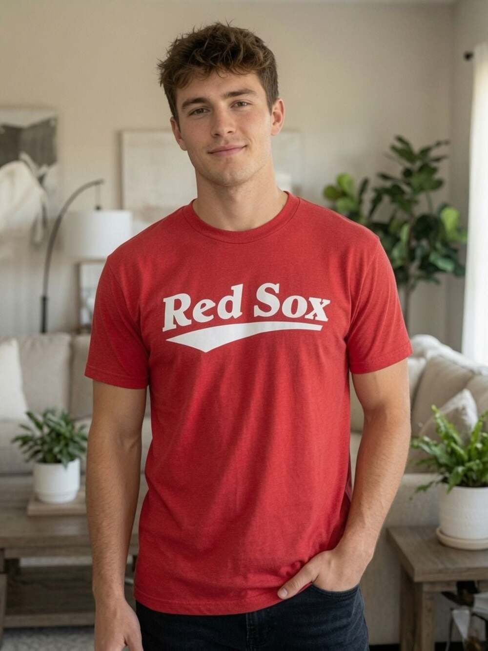 Vintage Boston Red Sox Ted Williams #9 T-Shirt Fruit of the Loom Best